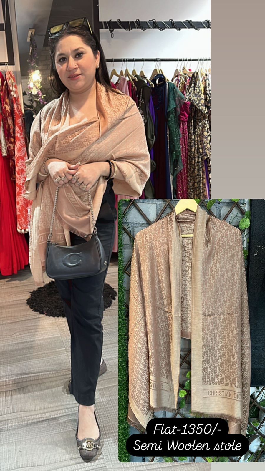 Dior print Stole