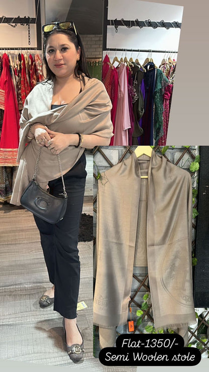 Hermes Beige Stole
