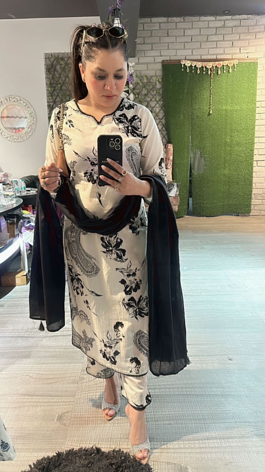 Spring summer cotton suit
