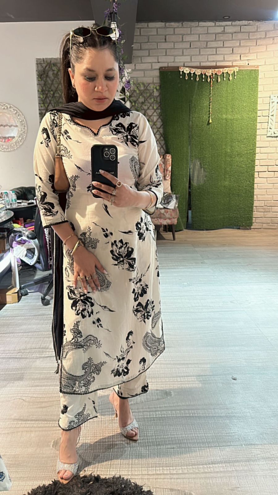 Spring summer cotton suit