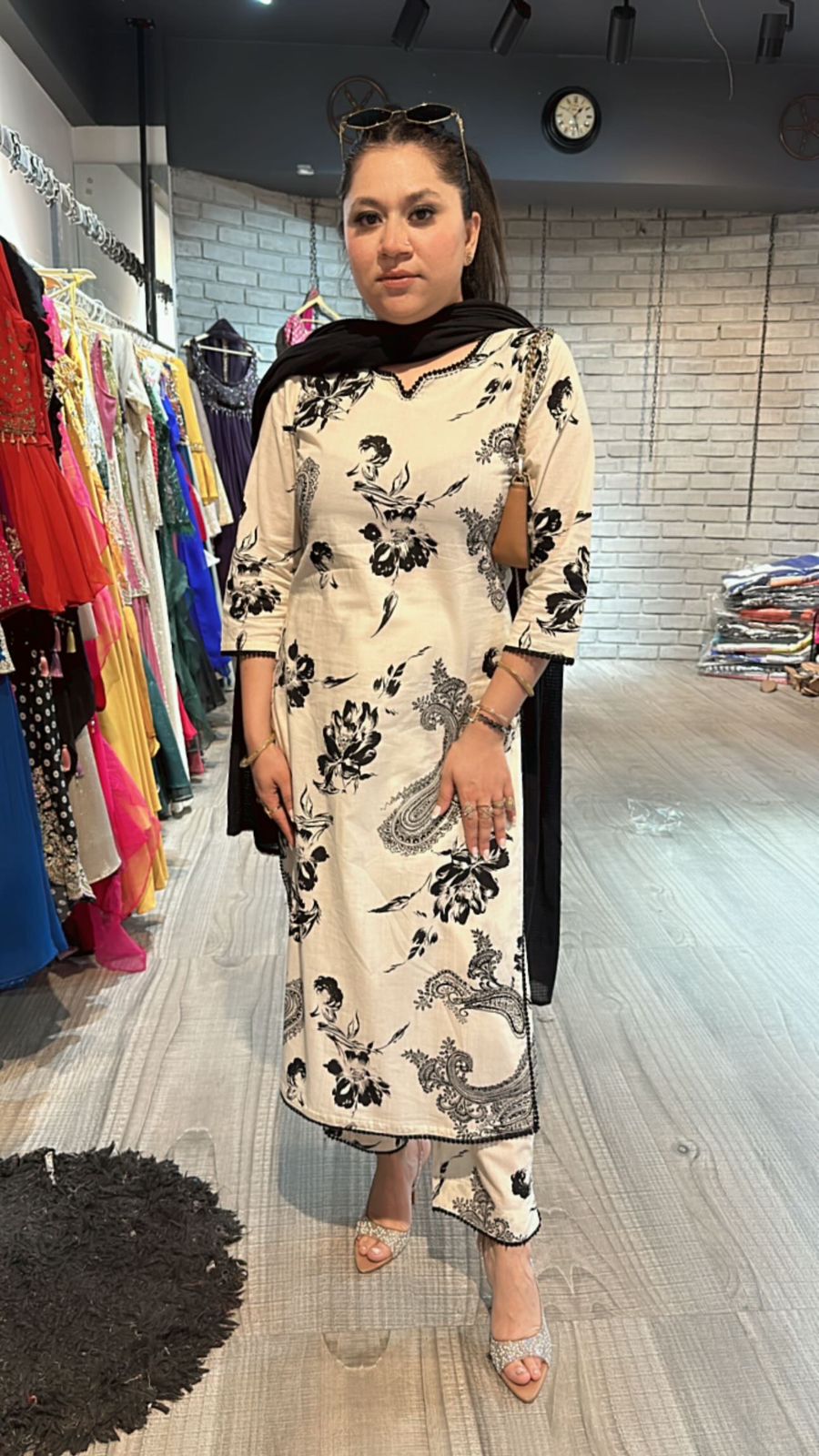 Spring summer cotton suit