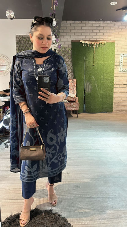 Indigo 2.0 Digital cotton suit