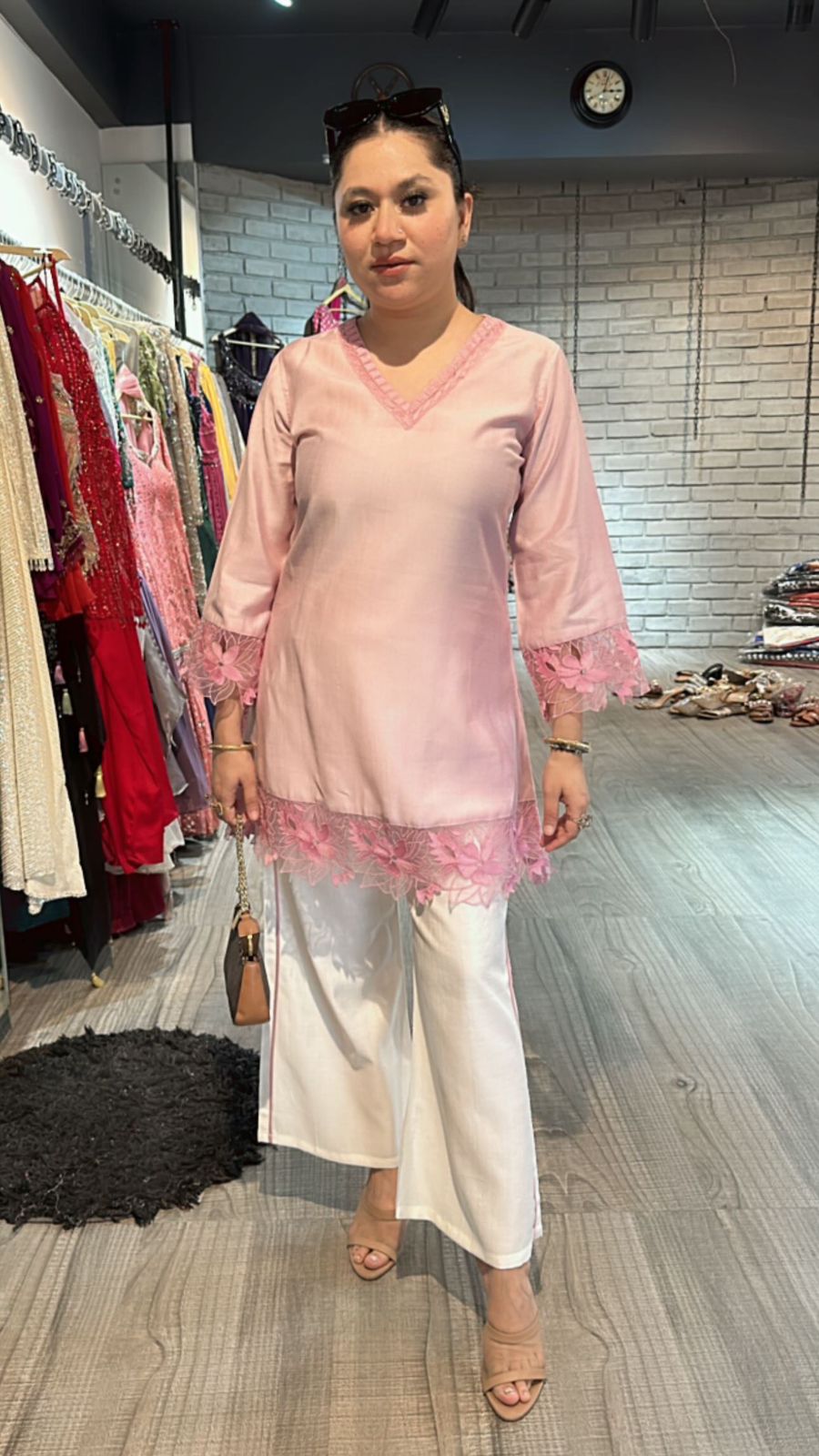 Baby pink Ruby cordset