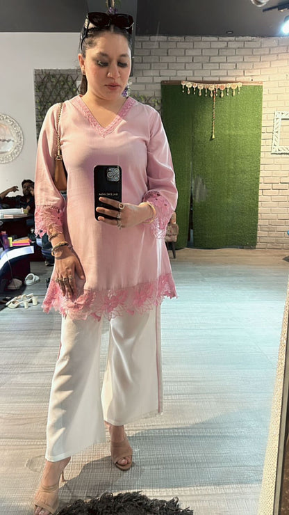 Baby pink Ruby cordset