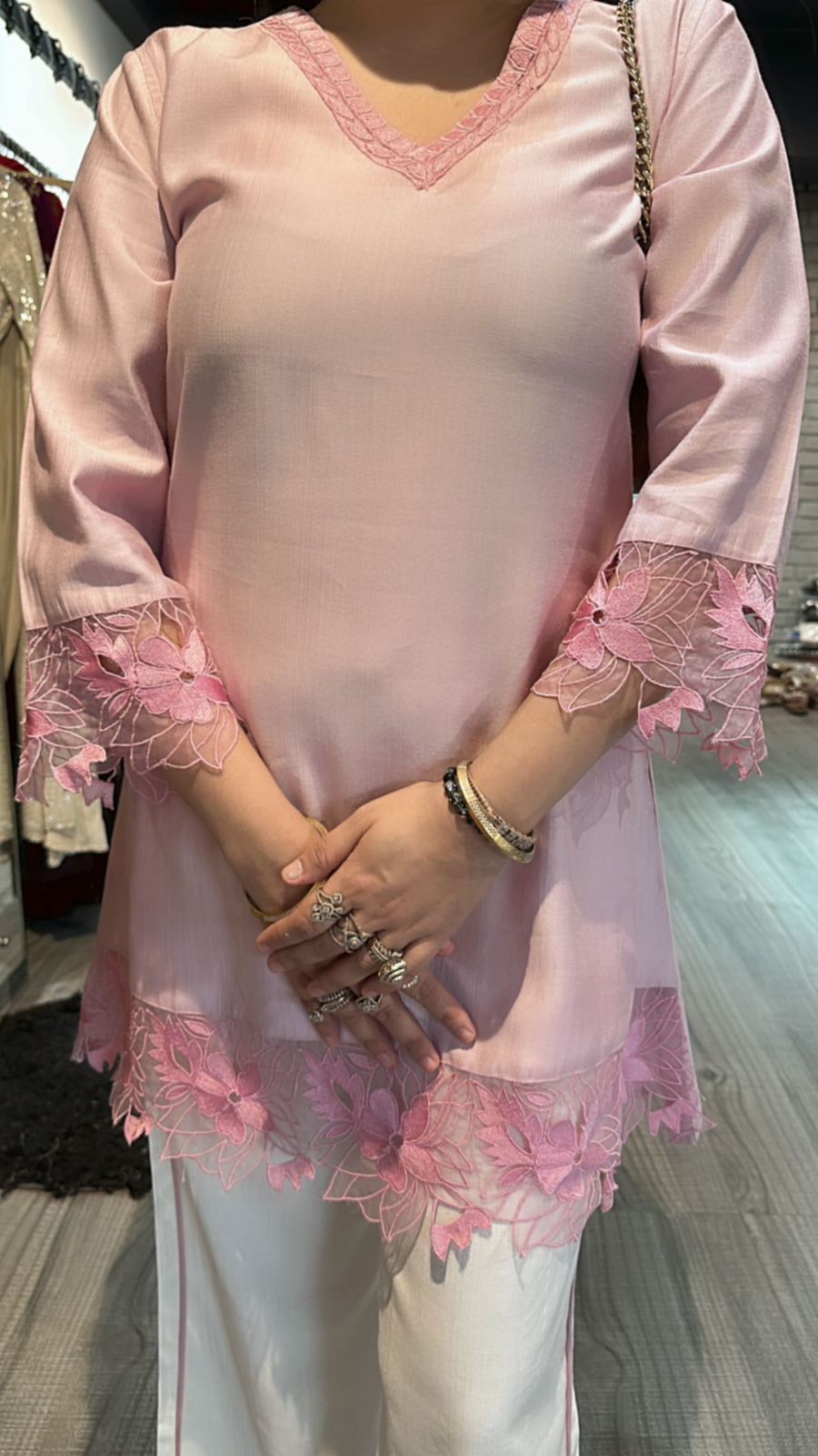 Baby pink Ruby cordset