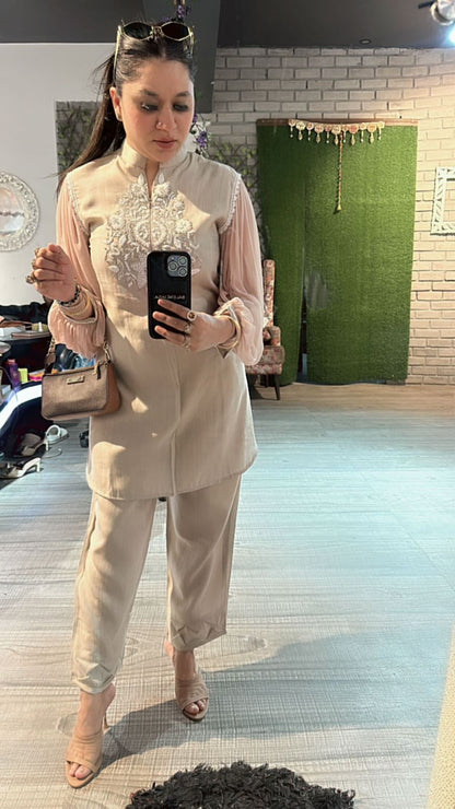 Malaika Beige cordset