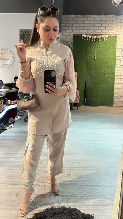 Malaika Beige cordset