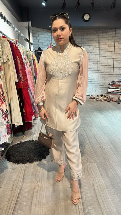 Malaika Beige cordset
