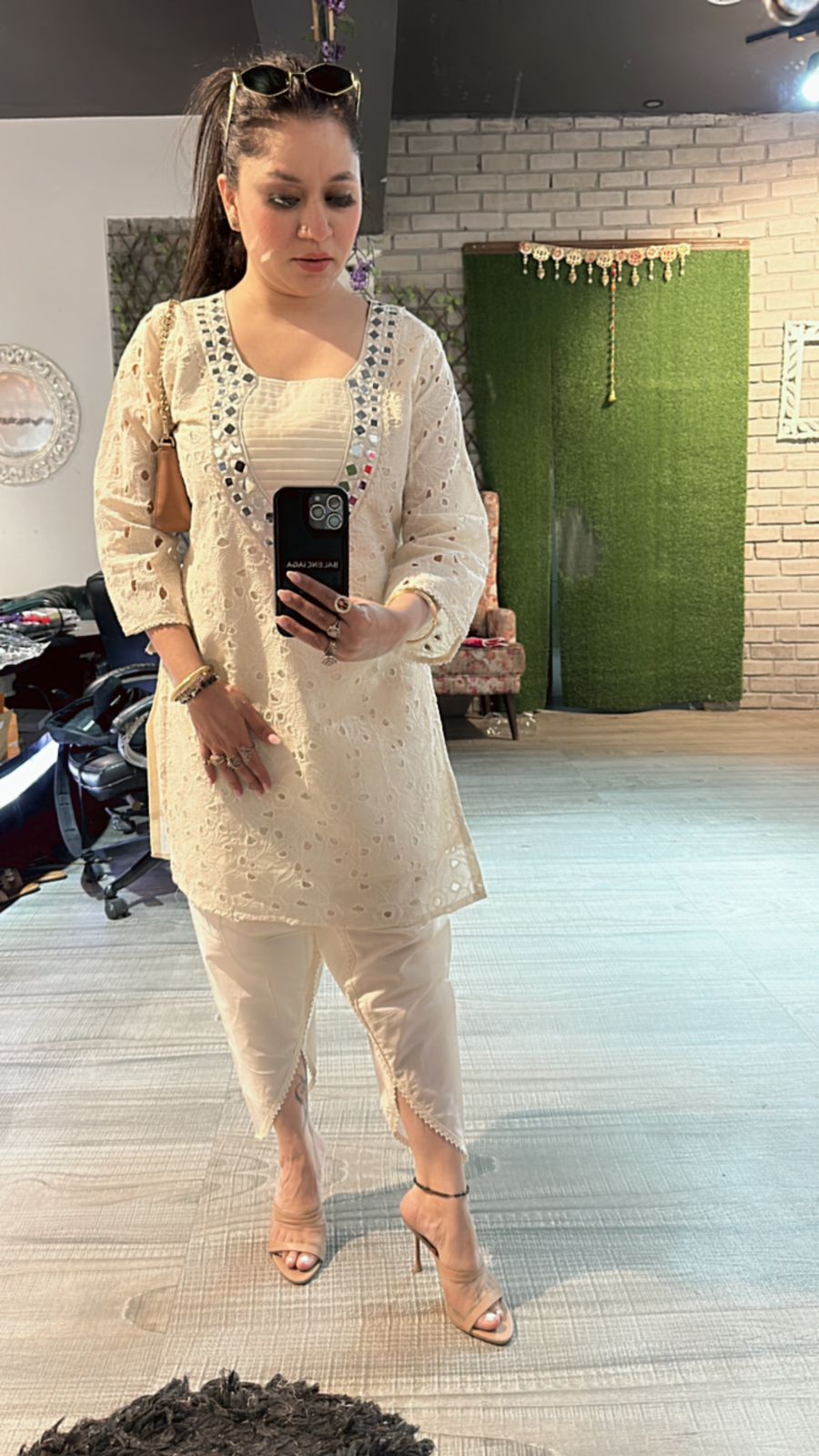 Ali Mirror chiffle cordset
