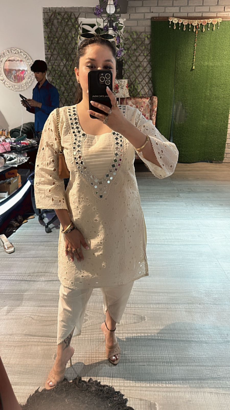Ali Mirror chiffle cordset