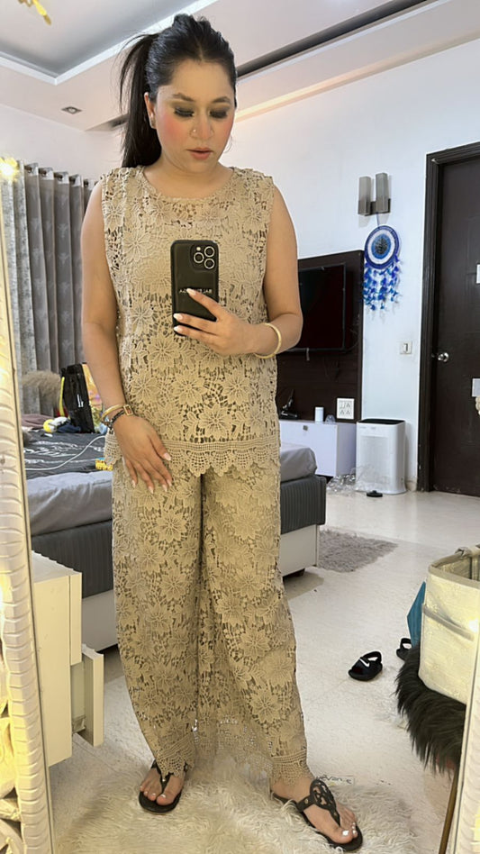 Airport Return Beige cordset