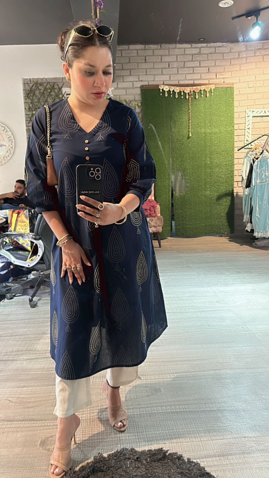 JADA indigo kurta set