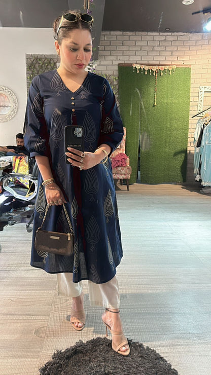 JADA indigo kurta set