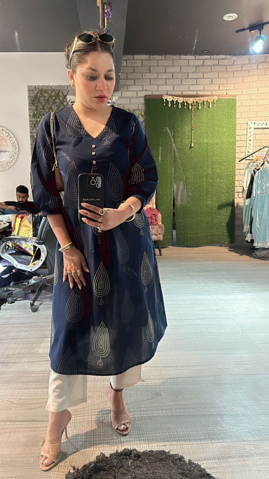 JADA indigo kurta set