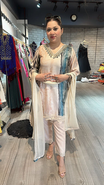 Meetha High low suit