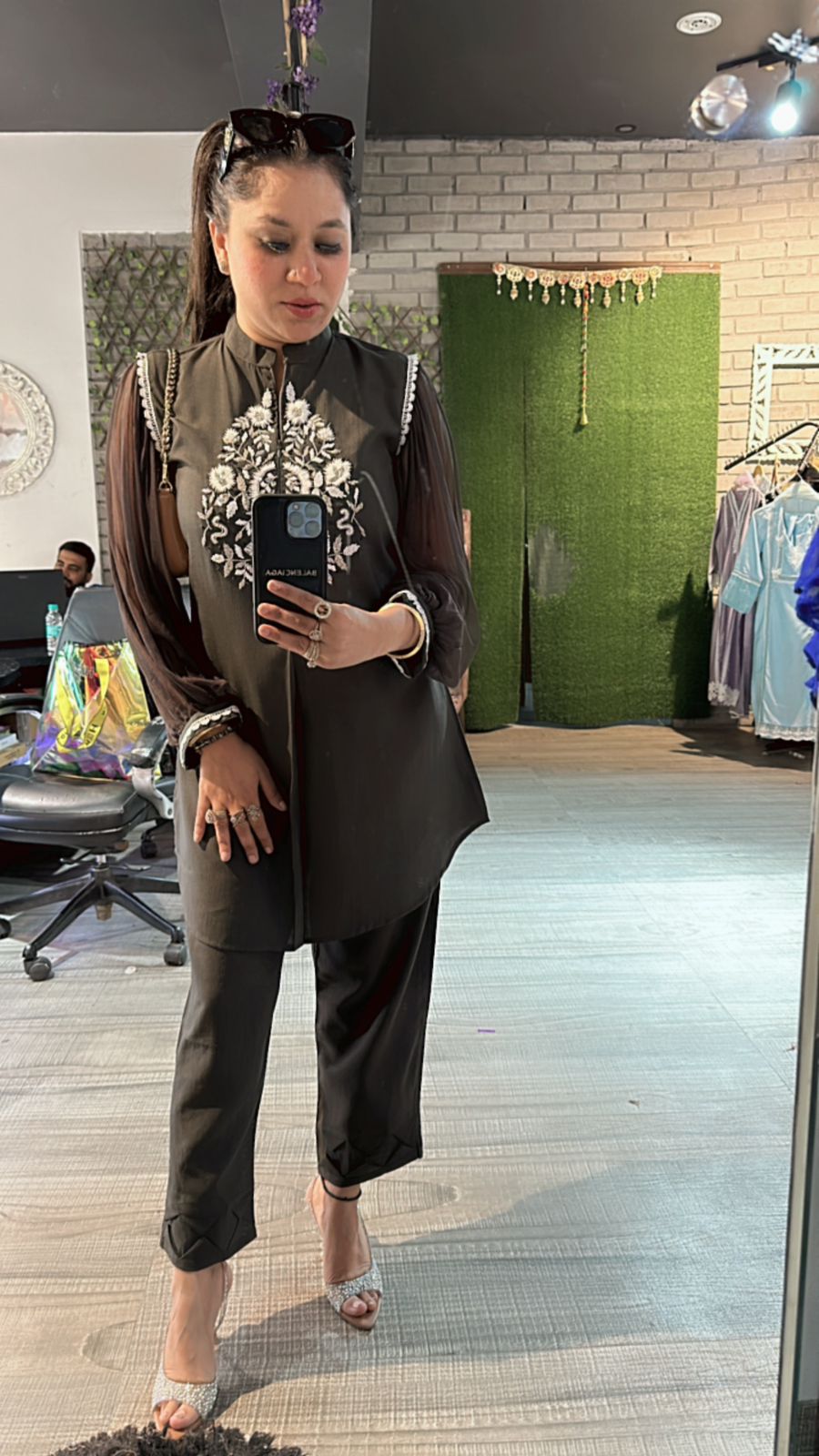 Malaika Brown cordset