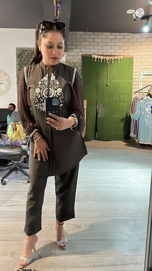 Malaika Brown cordset