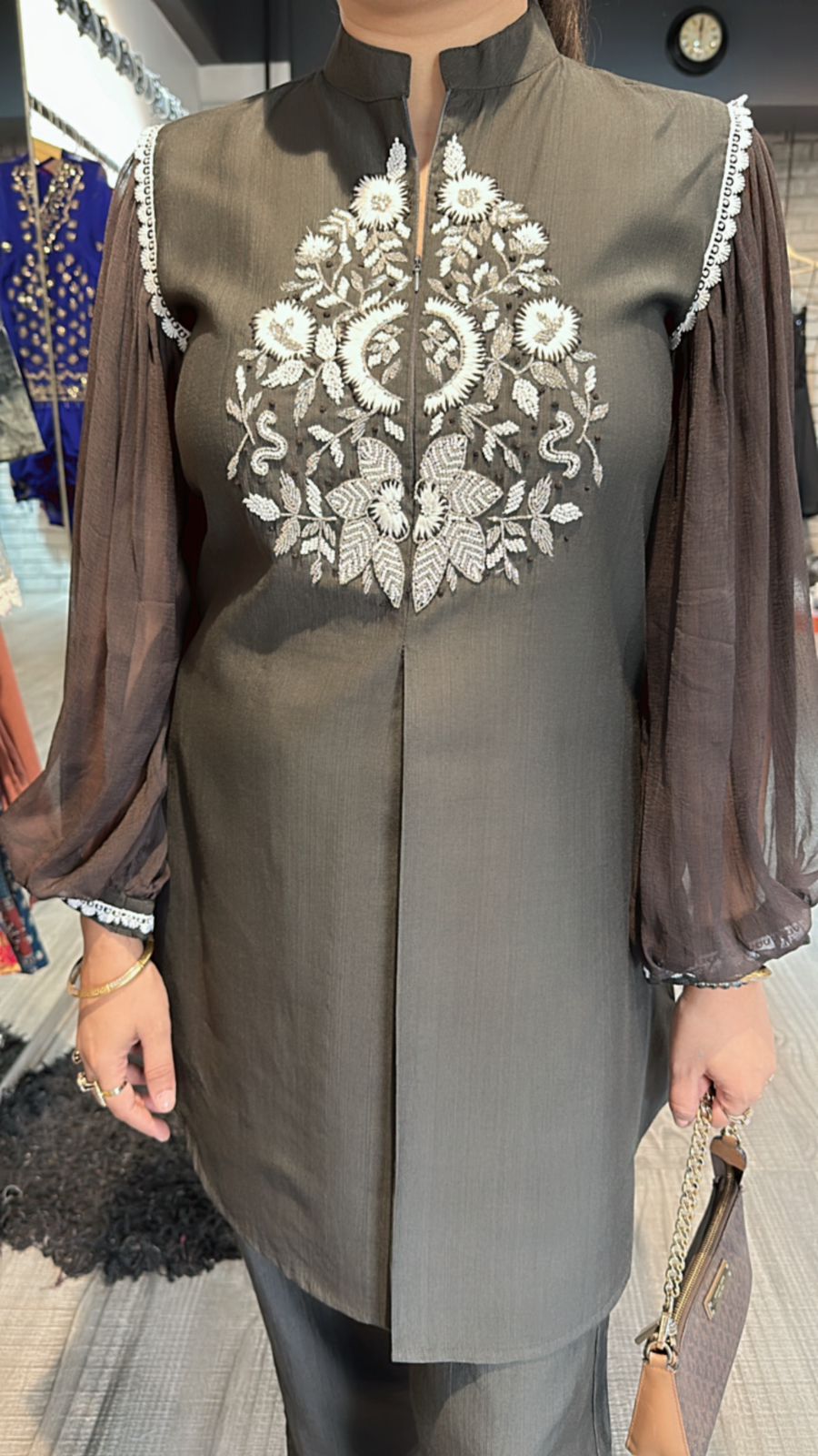 Malaika Brown cordset