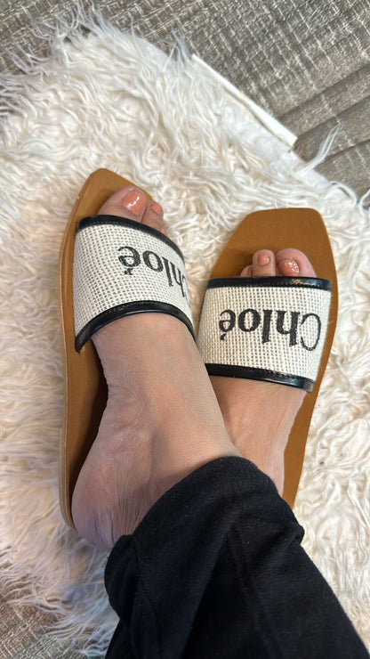 Chloe jute Flats