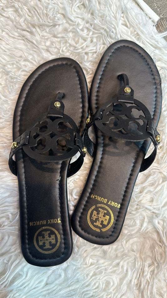 Tory Burch Black Flats
