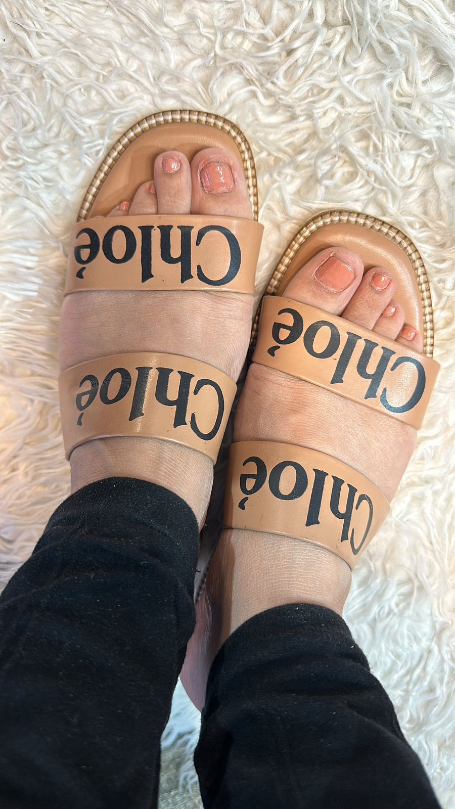 Chloe Nude strip Flats