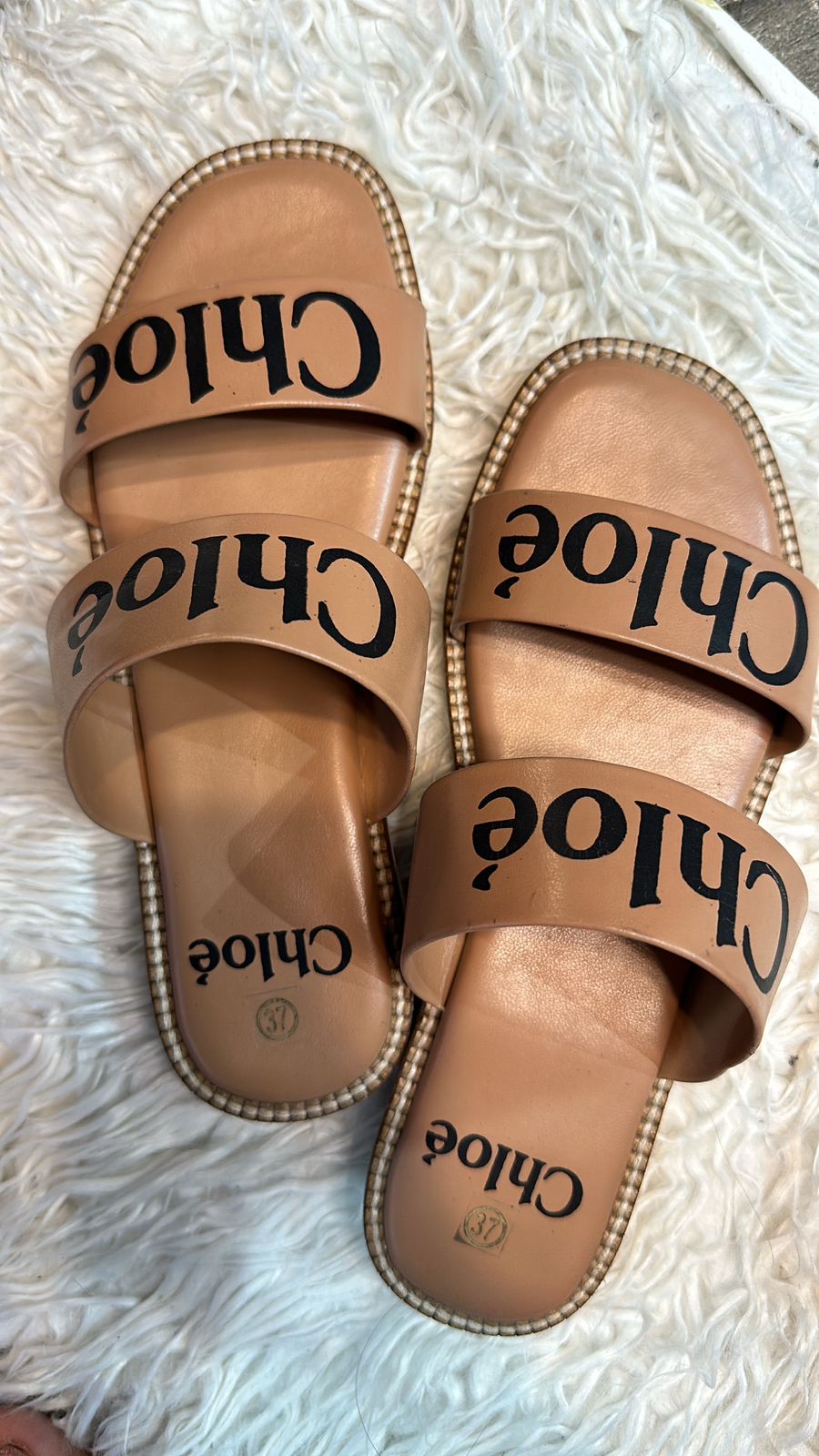 Chloe Nude strip Flats