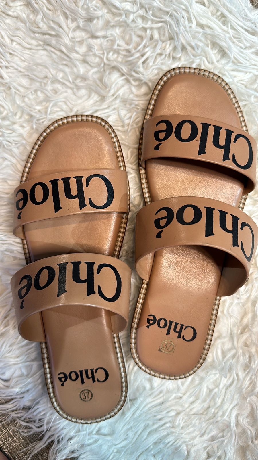 Chloe Nude strip Flats