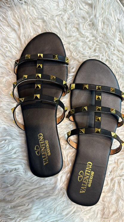 Valentino Black Flat