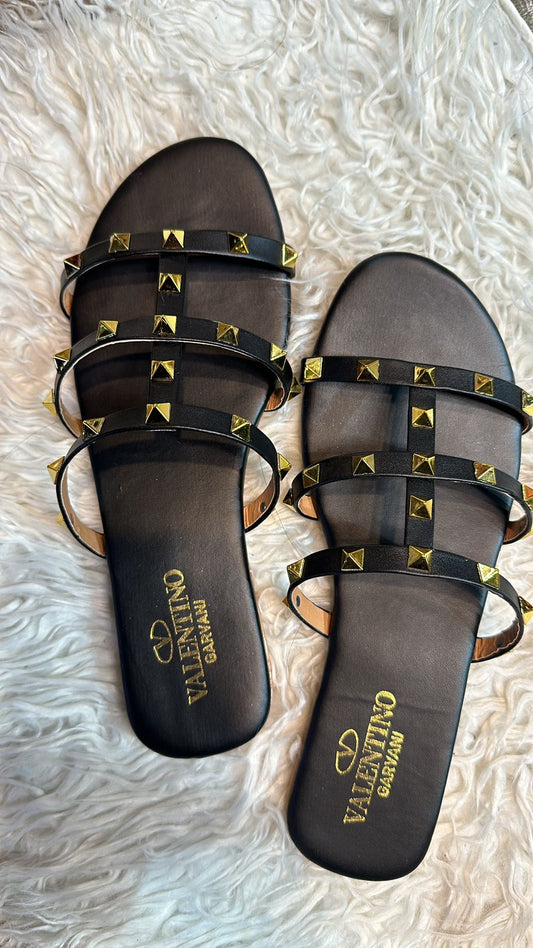 Valentino Black Flat
