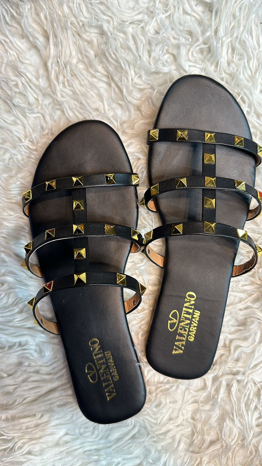 Valentino Black Flat