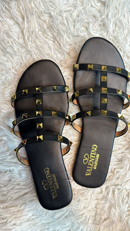 Valentino Black Flat