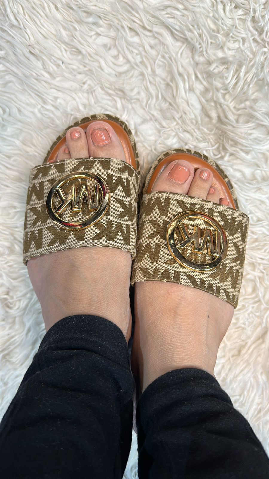 Mk Beige wedges