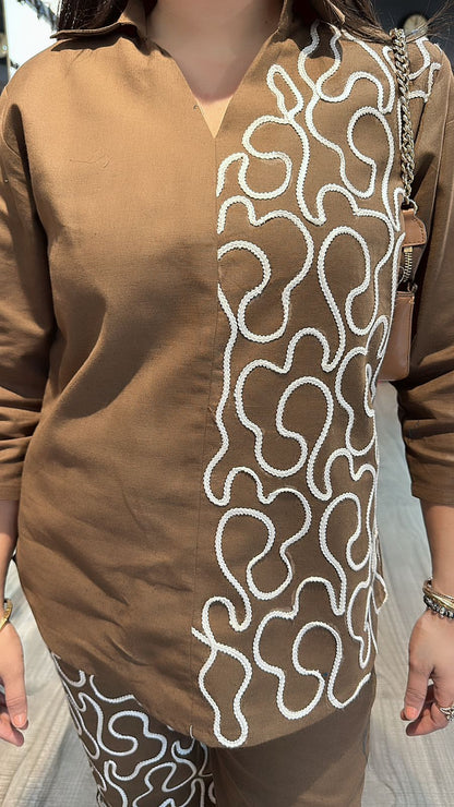 Coco Brown cordset