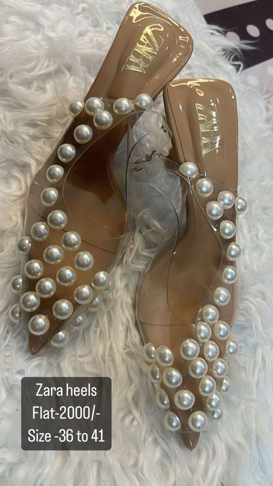 Pearl Zara heels