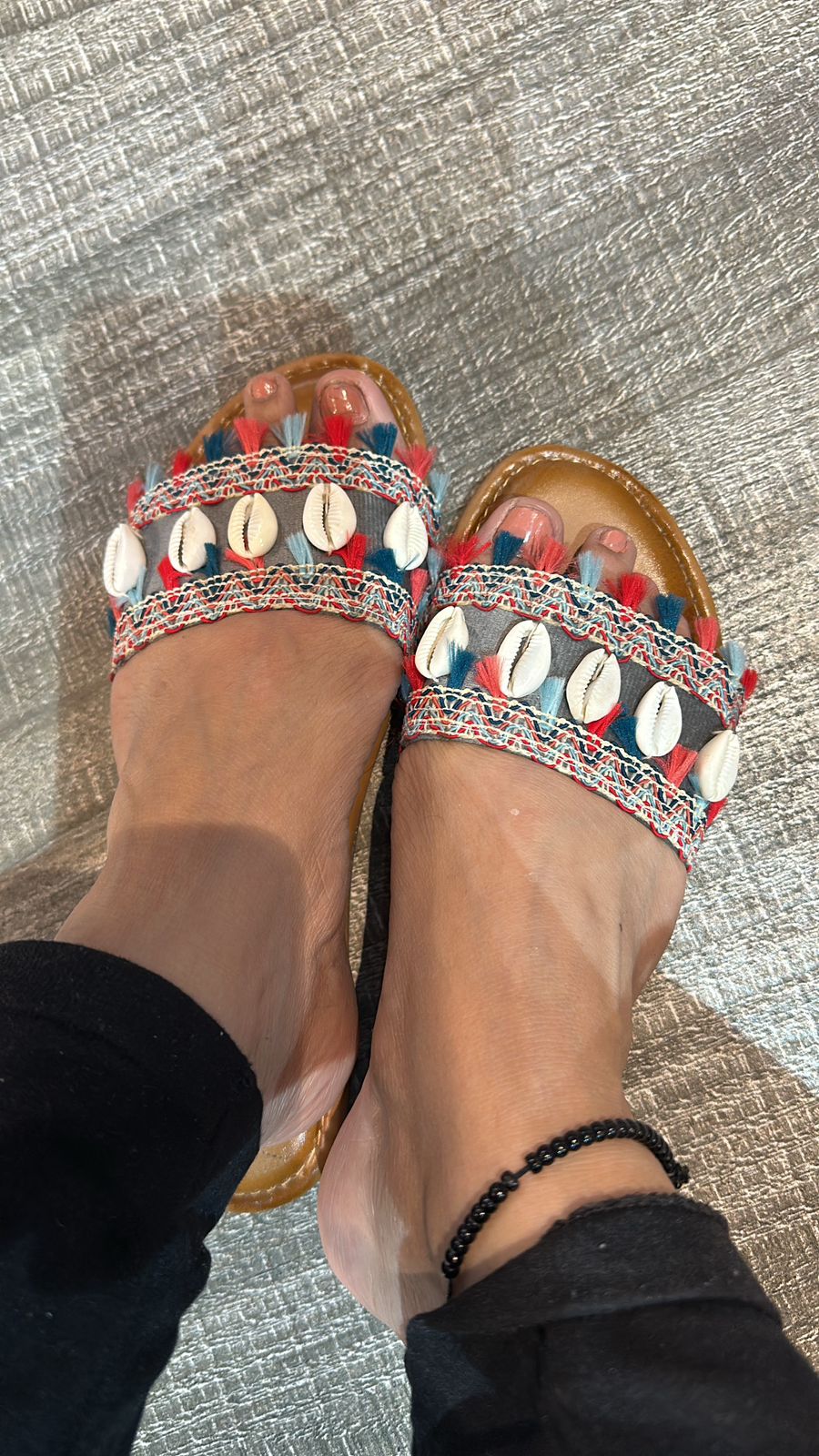 Shell Red boho