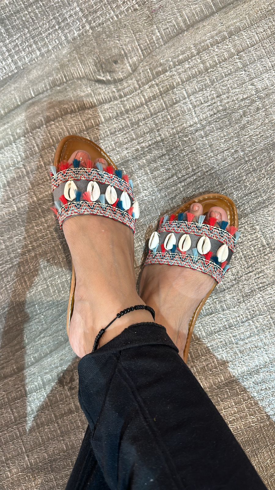 Shell Red boho