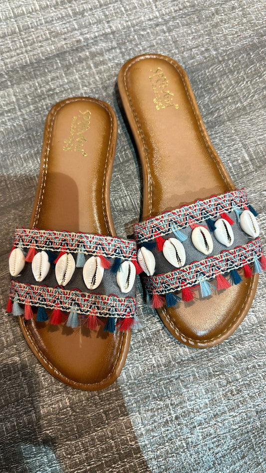 Shell Red boho