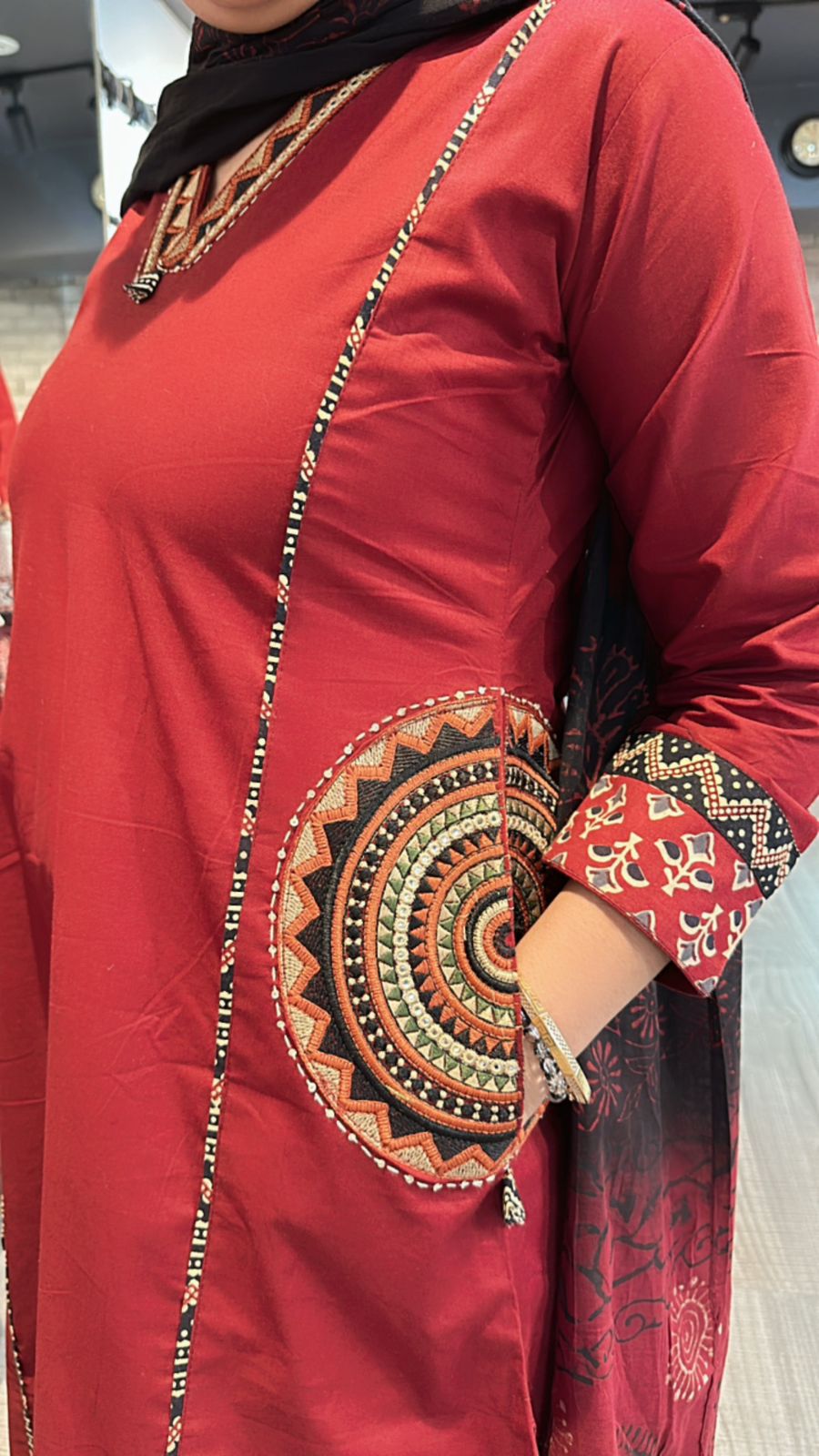 Jodhpuri Aline pocket suit