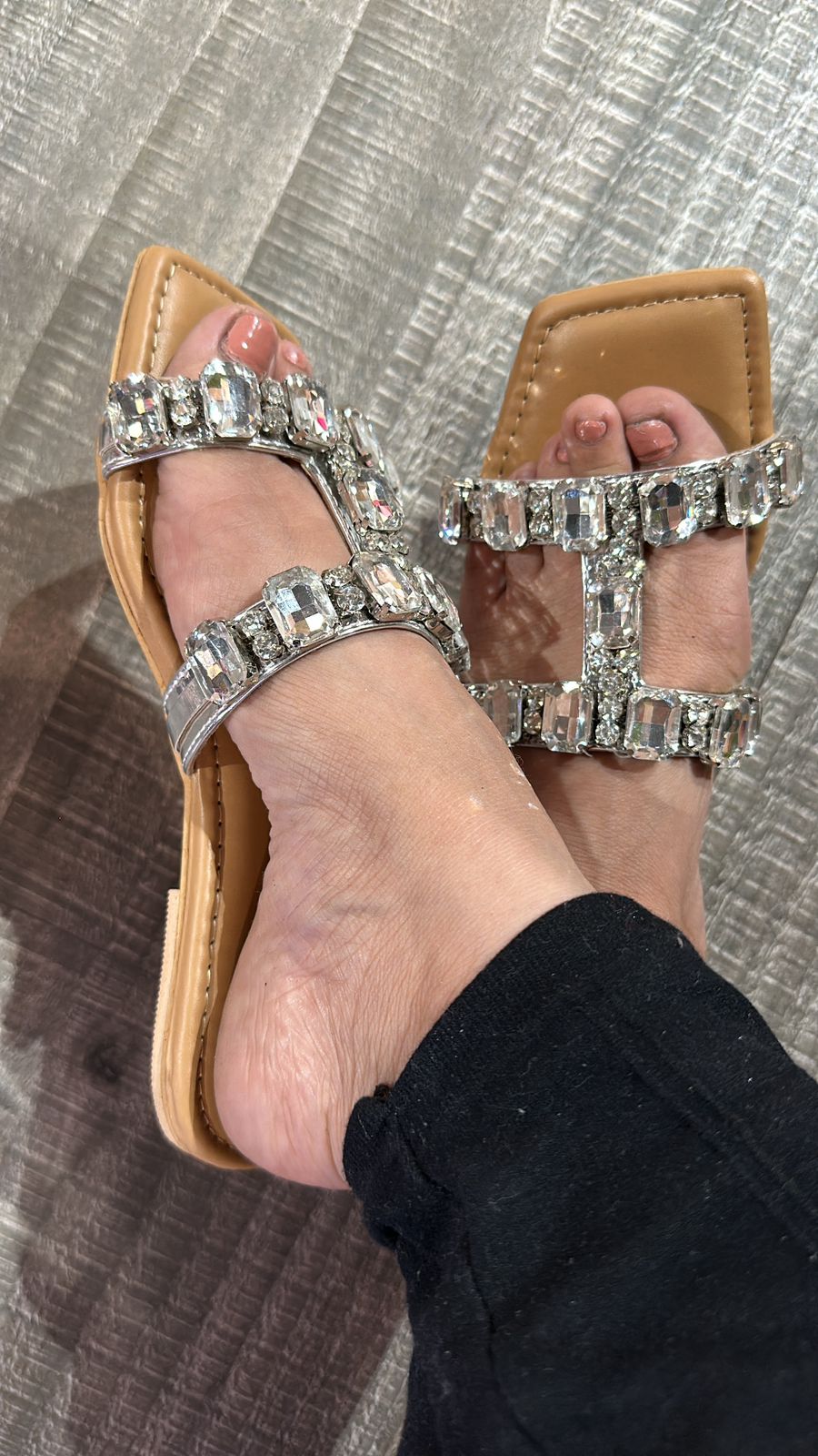 Stud Silver Flats