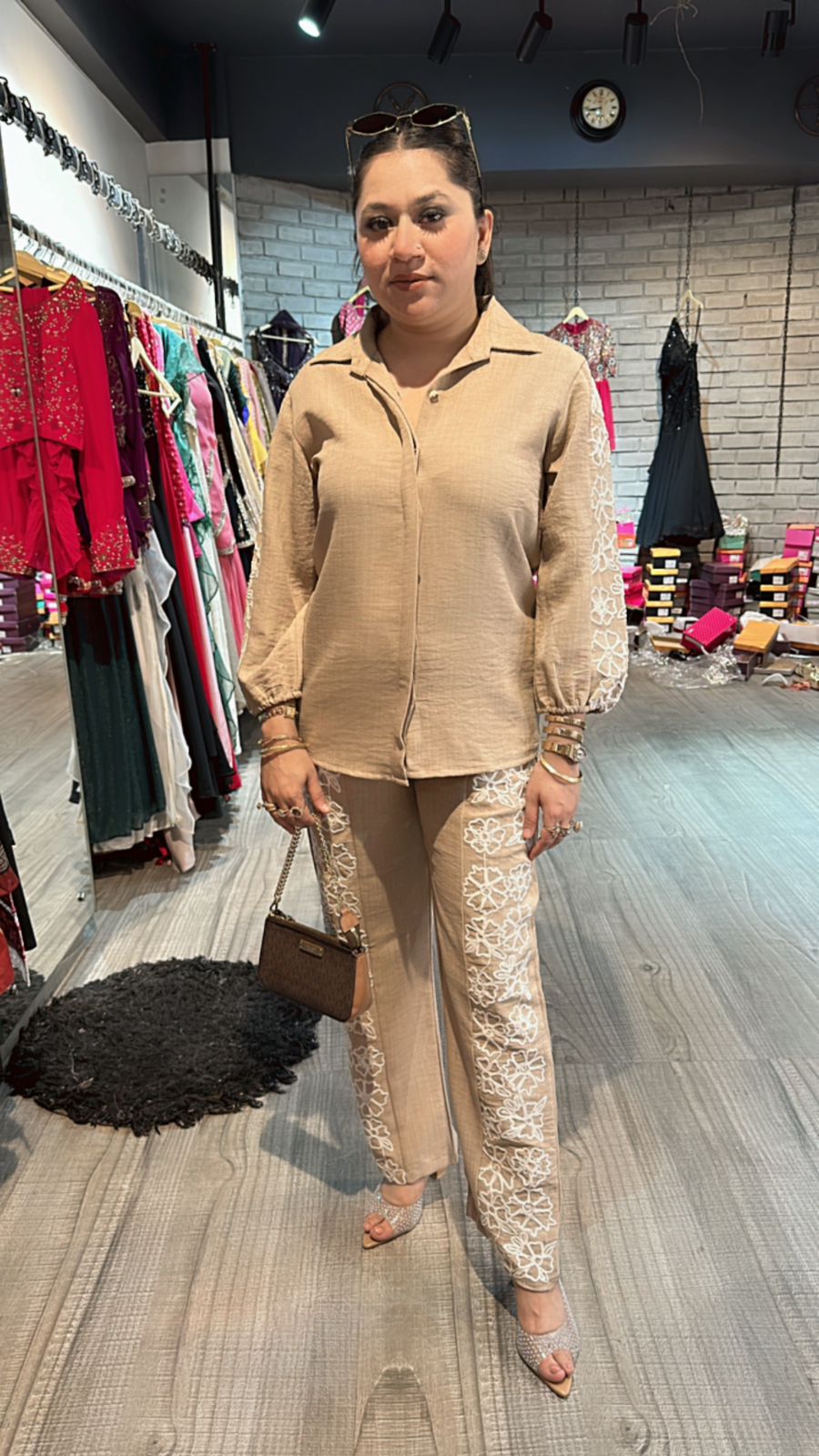 Channel Beige cordset