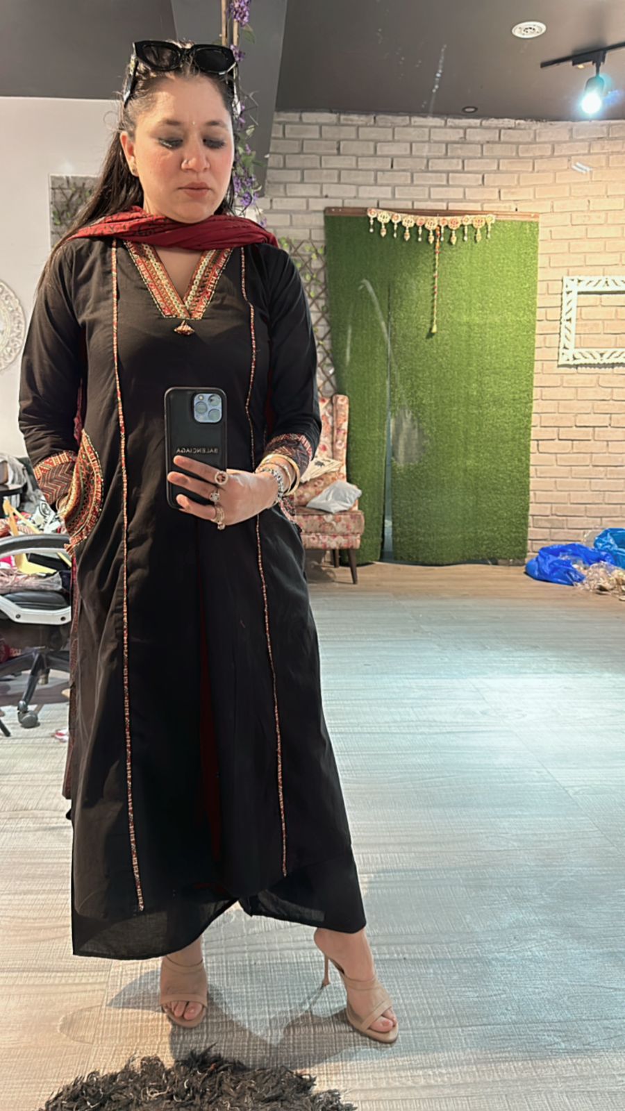 Jodhpuri Black Aline pocket suit