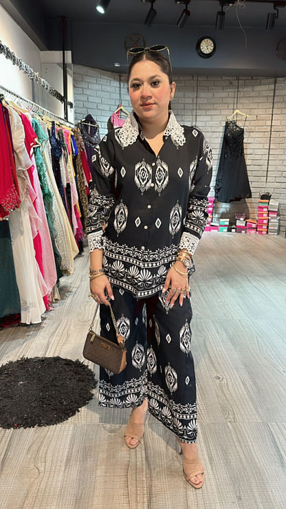 Vietnam Grey printed cordset