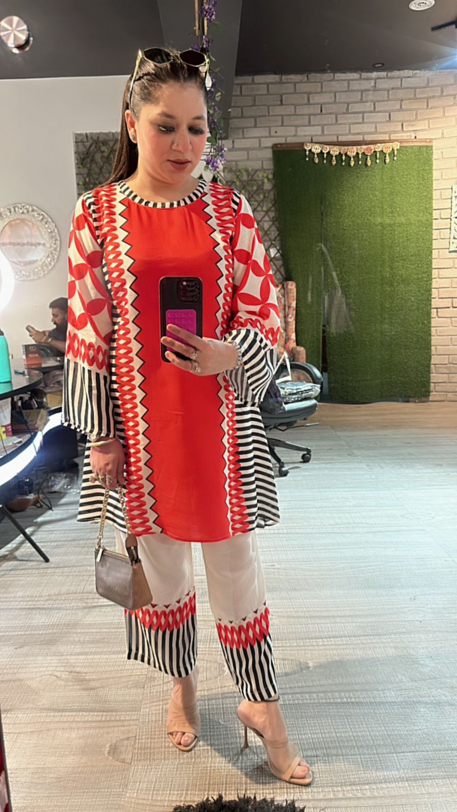 Judy Digital print cordset