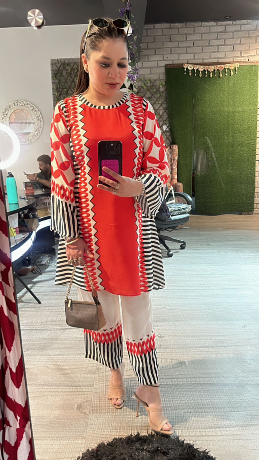 Judy Digital print cordset