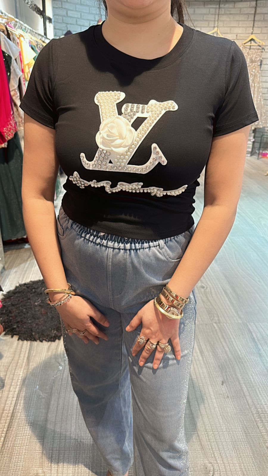 Lv pearl Top