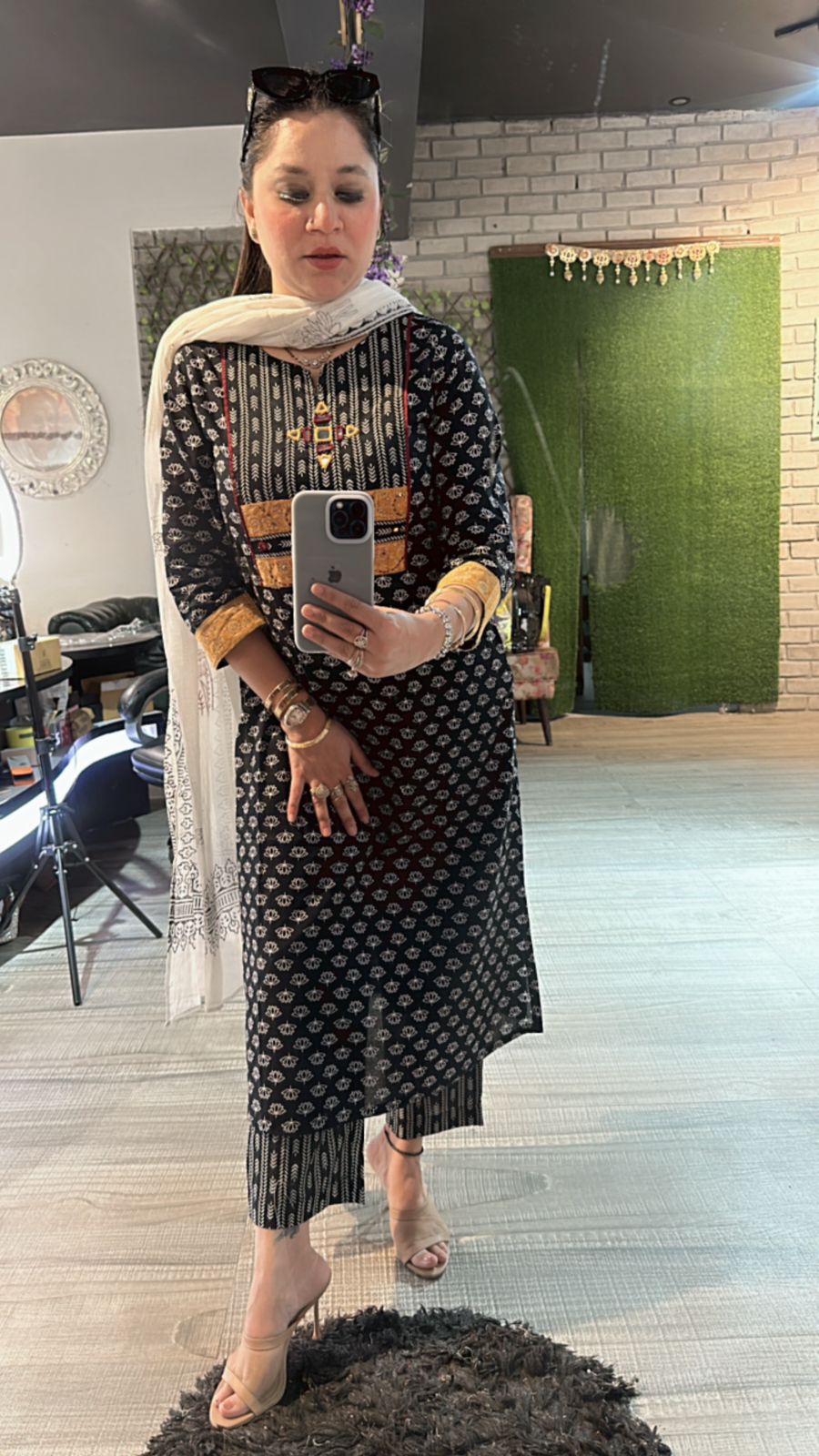 Ajmer Block print suit