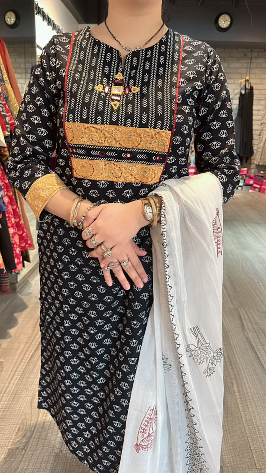 Ajmer Block print suit