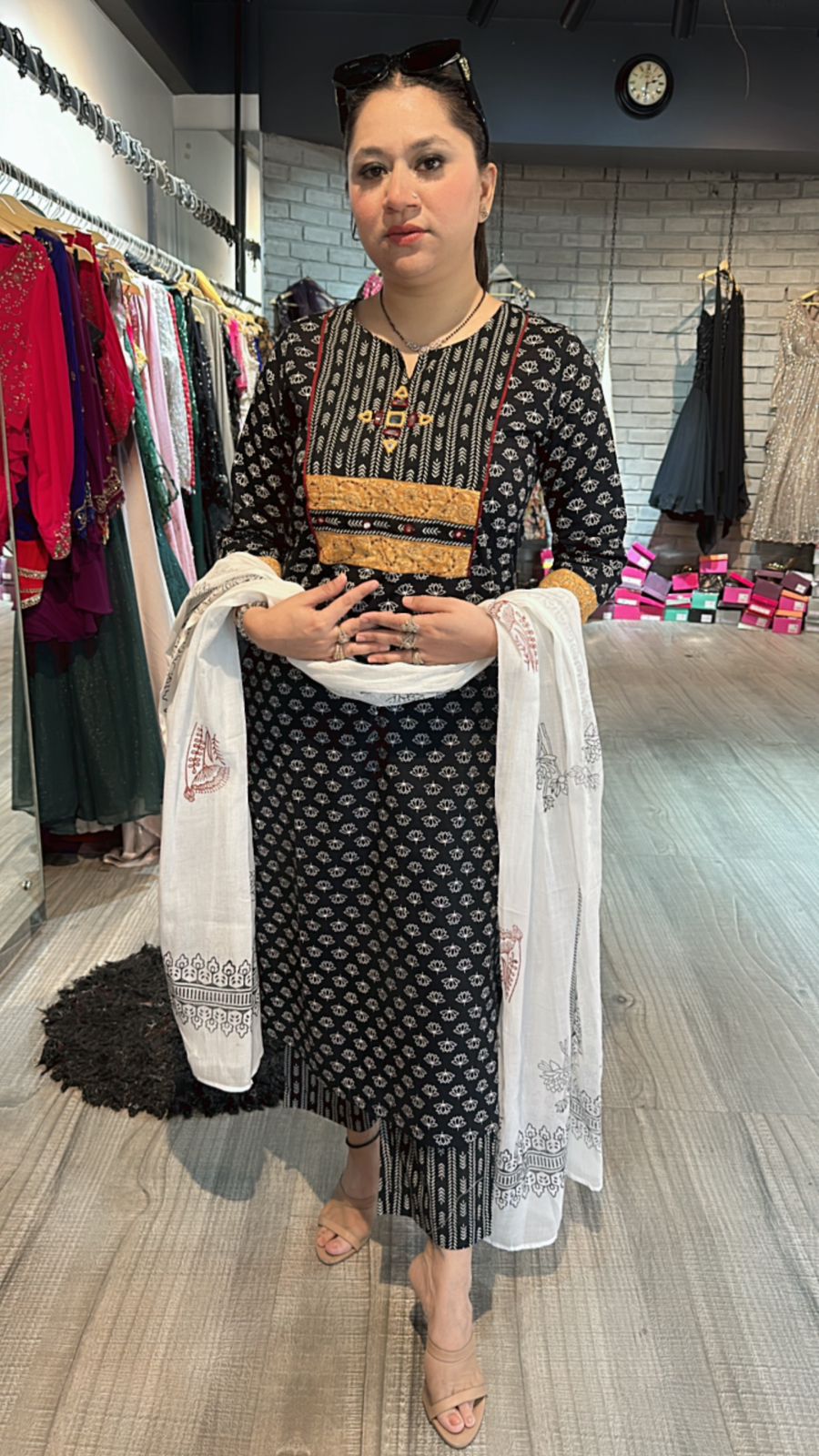 Ajmer Block print suit