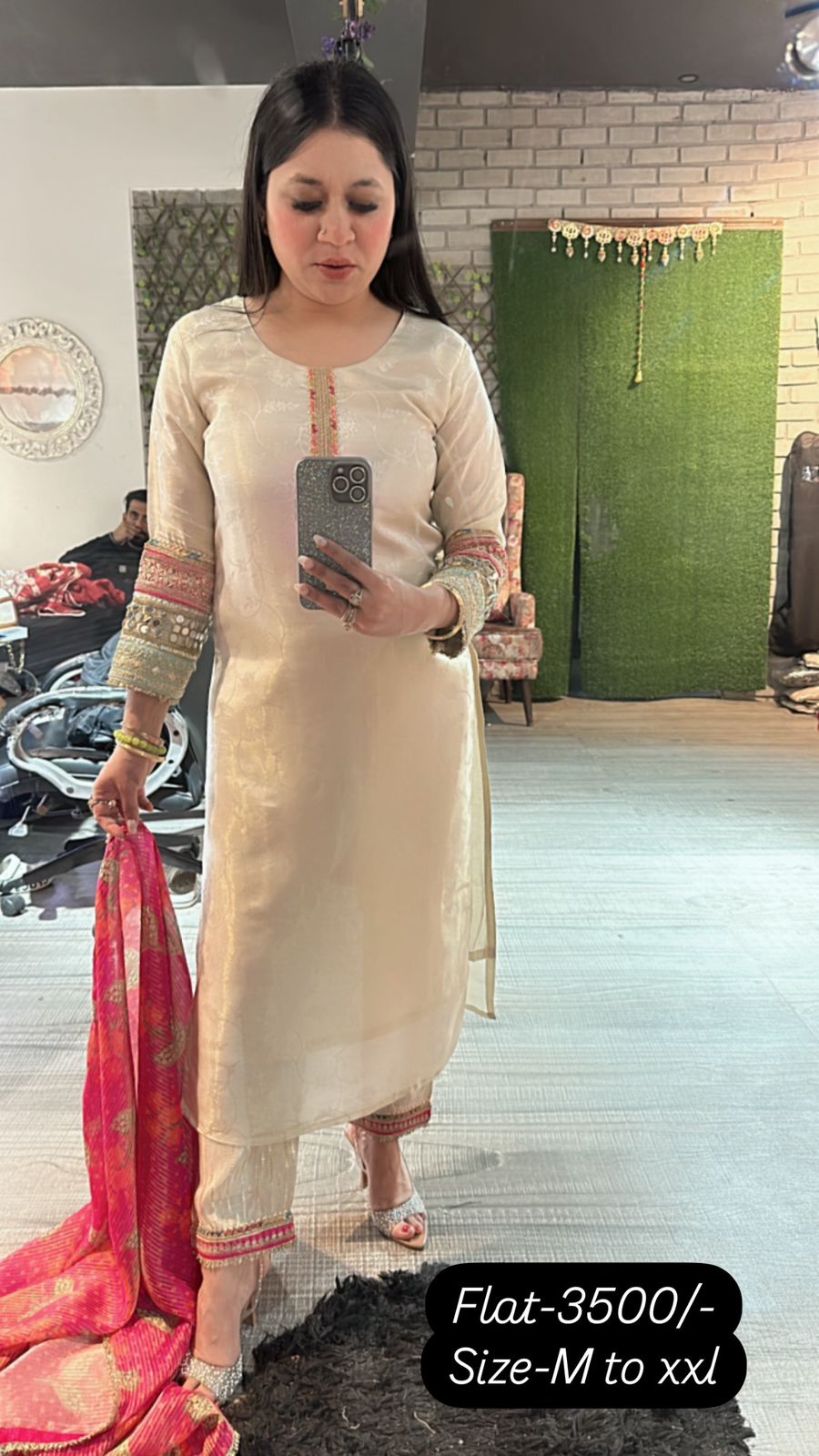 Satrangi Mirror Designer suit