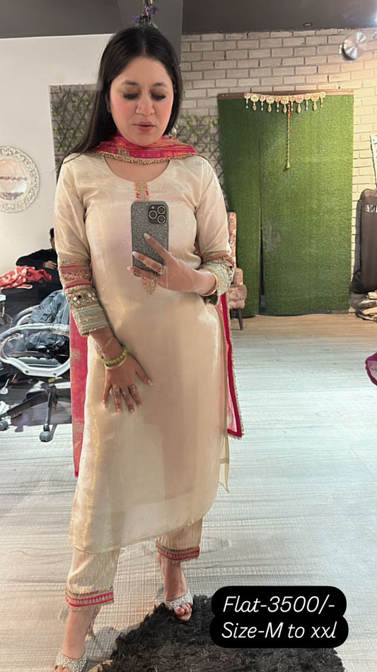 Satrangi Mirror Designer suit